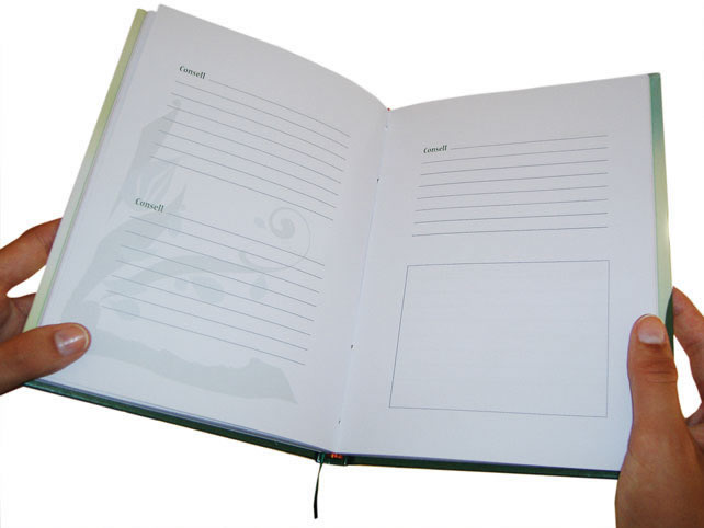 llibre de firmes, disseny de Montse Noguera